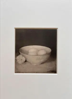 Jan Mankes - Originele Heliogravure Kom met Eieren 1923 kopen? Bied vanaf 165!
