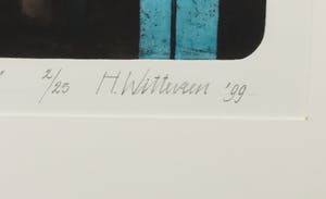 Hollie Witteveen - Gemengde druktechniek, Night Dance - Ingelijst kopen? Bied vanaf 20!