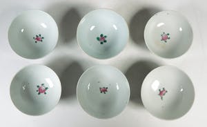 Curiosa - Lot van zes Chinees porseleinen kommetjes van rond 1900 kopen? Bied vanaf 50!