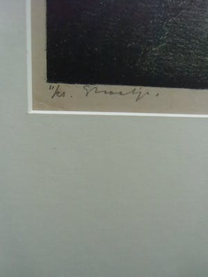 Aart van Dobbenburgh - STRAATJE /// LITHO VAN AART VAN DOBBENBURGH kopen? Bied vanaf 70!