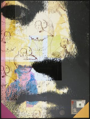 Harald Vlugt - Zeefdruk en collage, Spring kopen? Bied vanaf 1!