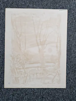 Rudolf Zender - Schweizer Realismus um 1950 – Lithographie – „Soleil d'Hiver“ mit Bleistift signiert kopen? Bied vanaf 48!