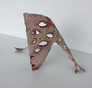 Rene Donders - Sculptuur van messing, Jumping Head kopen? Bied vanaf 150!