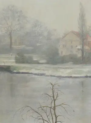 Gerrit David Labots - Sneeuwdag in park Honingen kopen? Bied vanaf 300!