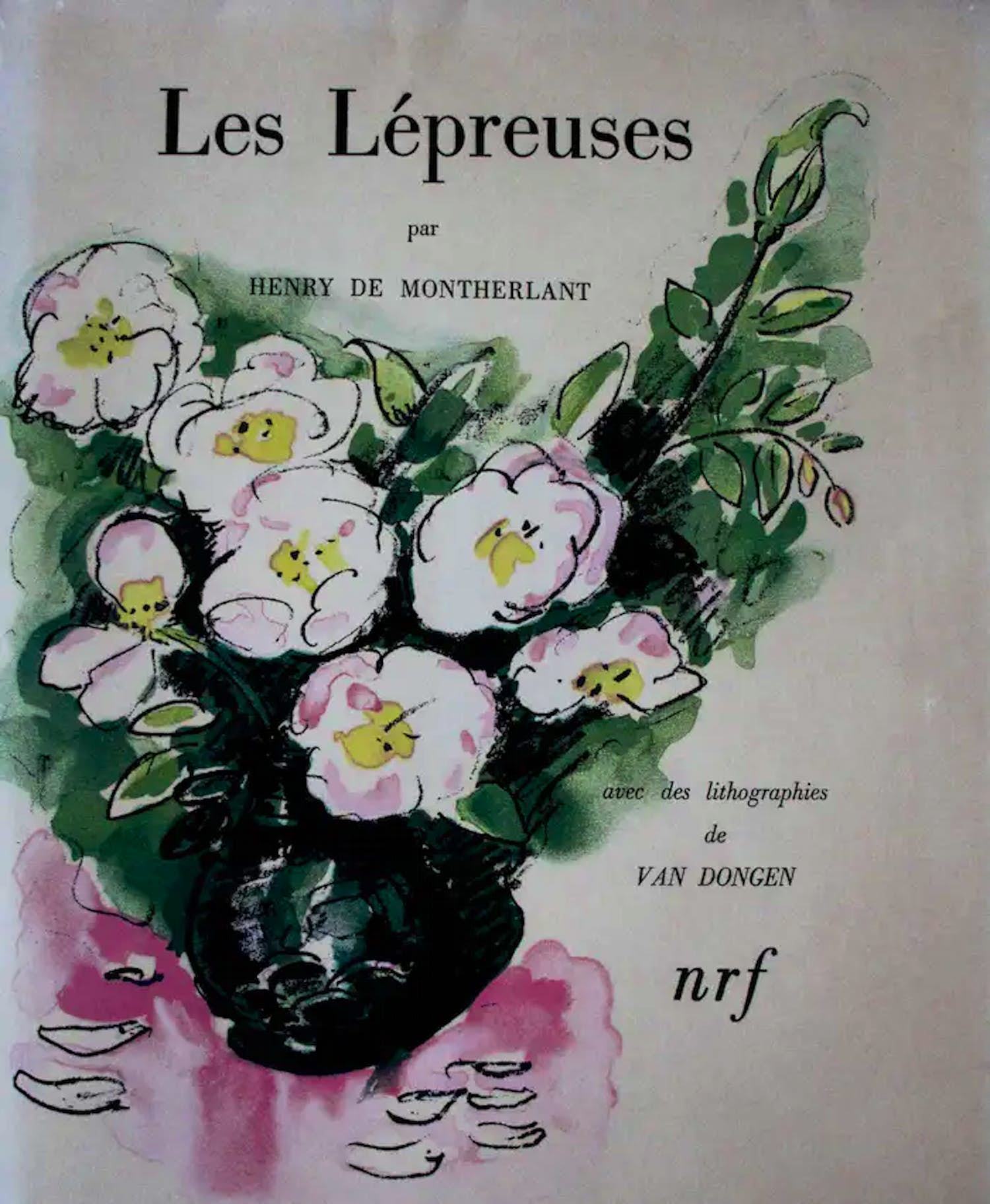 Kees van Dongen - Roman met 25 originele kleuren litho's: Les Le Lepreuses - 1947 verkocht voor € 1150!