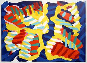 Karel Appel - Couple, litho verkocht voor € 550!