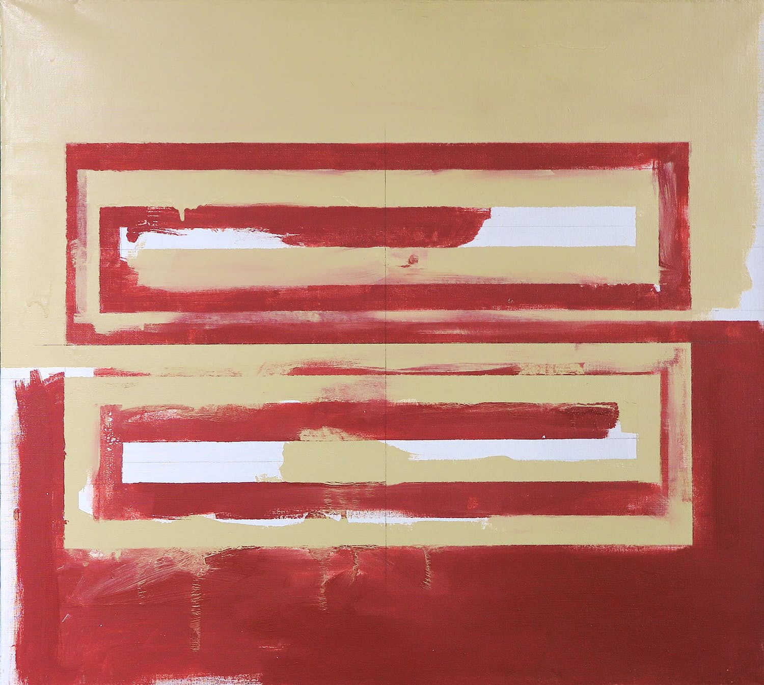 Hans Ligteringen - Gemengde techniek op doek, Zonder titel II kopen? Bied vanaf 1!