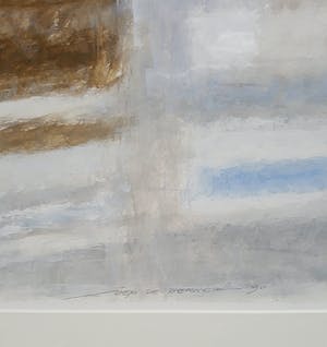Joep de Bekker - Geometrisch abstract, gemengde techniek (mooi ingelijst) kopen? Bied vanaf 275!
