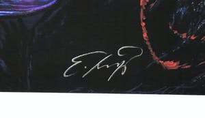 Ernst Fuchs - großes blaues Blumenbouquet kopen? Bied vanaf 100!