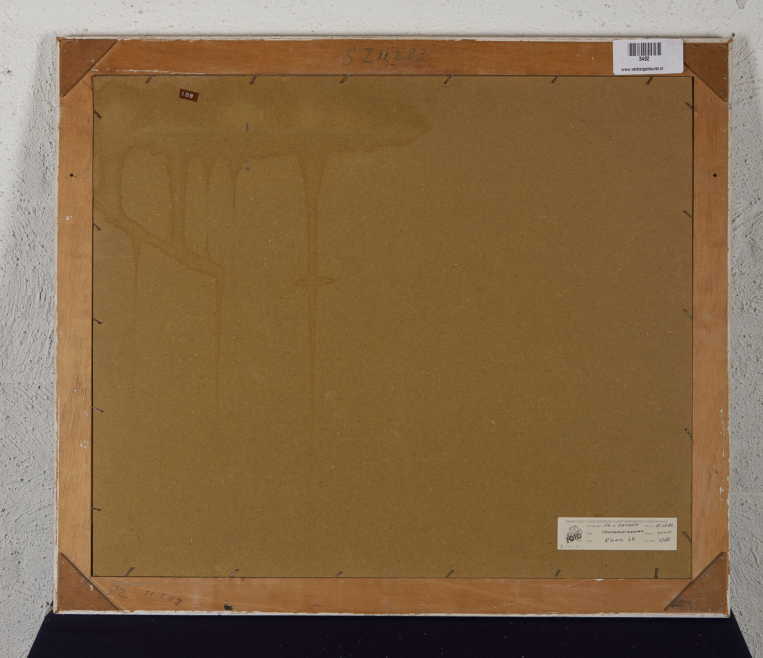 Eduard van Zanden -  Transportkranen Rotterdam - Houtsnede op papier - BKR Rotterdam kopen? Bied vanaf 10!