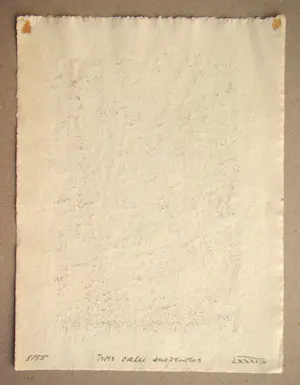 Jean Leppien - Trois cales suspendus - 1955 - Houtsnede met handkleuring - Handgesigneerd kopen? Bied vanaf 250!