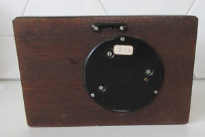 Niet of onleesbaar gesigneerd - Scholz vintage gelakte houten barometer kopen? Bied vanaf 1!