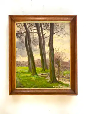 AcheterFrancois Veroustraete - Bomen langs de waterkant? Enchérissez de 75!