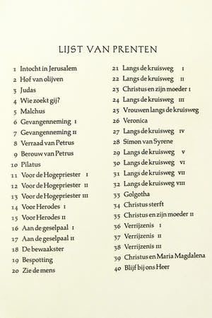 Aad de Haas - 36 stuks passieprenten - ingelijst - 1968 kopen? Bied vanaf 375!