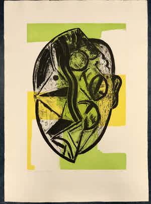 Kees Spermon - Abstracte kop verkocht voor € 50!