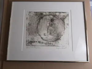 Anton Heyboer - Ets, titel Het Symbool van de onschuld. kopen? Bied vanaf 100!