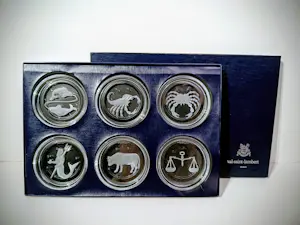 Val-Saint-Lambert - Série complète de Sous-Verres signes astrologiques. kopen? Bied vanaf 94!