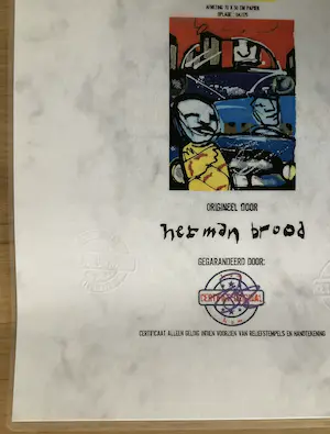 Herman Brood - “City streets” (met coa van st. HB-M) kopen? Bied vanaf 450!