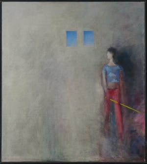 H. J. van den Berg - Olieverf op doek, Blauwe lucht II - Ingelijst kopen? Bied vanaf 1!