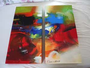 Dario Bosa - Schilderij. 2. Luik van Dario Bosa verkocht voor € 80!