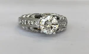18 karaat witgouden solitair ring met een briljant geslepen diamant van 1.20 ct kaufen? Bieten Sie von 2800!
