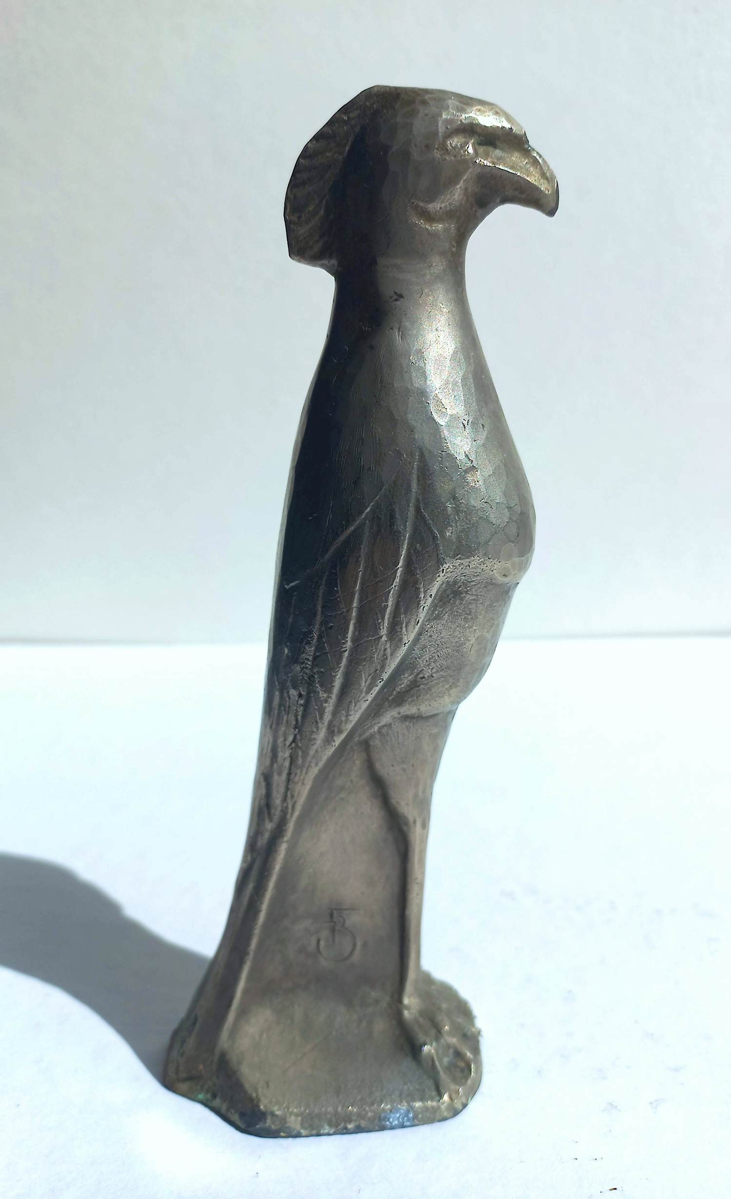 Nel Bakema - Vogel, gesigneerd tinnen beeld kopen? Bied vanaf 195!