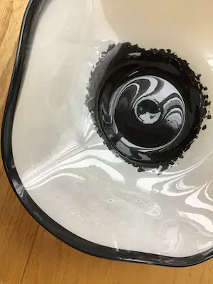 Glashutte Poschinger - Kristallen gegolfde schaal kopen? Bied vanaf 1!