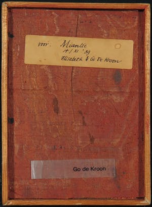 Go de Kroon - Emaille schildering, Man met accordeon kopen? Bied vanaf 120!