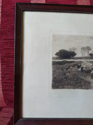 Anton Mauve (sr.) - herder met schapen kopen? Bied vanaf 50!