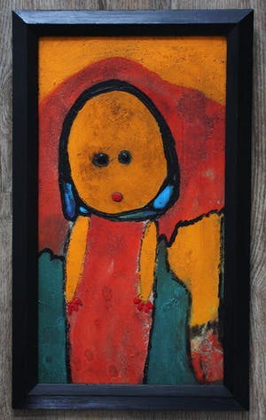 Giovanni Vetere - Fresco op board: figuur kopen? Bied vanaf 299!