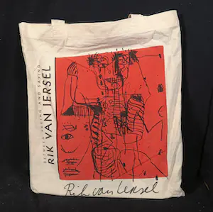 Rik van Iersel - Handgesigneerde canvas tasje met zes catalogusboeken kopen? Bied vanaf 1!