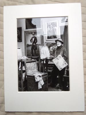 Jo Bokma - Jo Bokma, Portret Kees van Dongen in Parijs, ca. 1949 kopen? Bied vanaf 75!