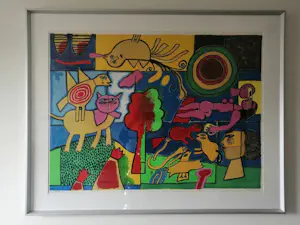 Corneille - Autour de l'arbre magique - 1994 - Handgesigneerd kopen? Bied vanaf 1000!