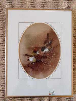 Nenad V. Karpov - Paartje zwartkop mezen (Sylvia Aricapilla) kopen? Bied vanaf 1!