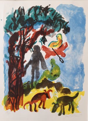 Jan Sierhuis - Zomer & Herfst (2 kunstwerken) kopen? Bied vanaf 20!