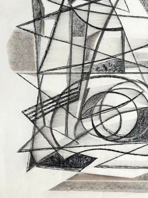 Silvin Bronkart - Prächtige und großformatige abstrakte Komposition aus dem Jahr 1954 kopen? Bied vanaf 800!