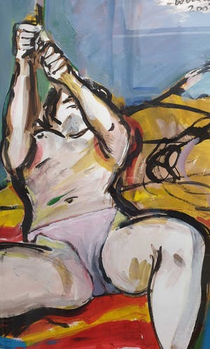 Arien Winkel - Vrouw met kat kopen? Bied vanaf 100!