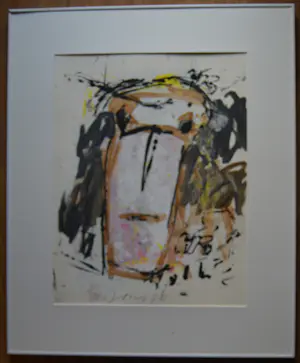 Leo de Jong - Expressionistisch figuur in gemengde techniek. kopen? Bied vanaf 75!