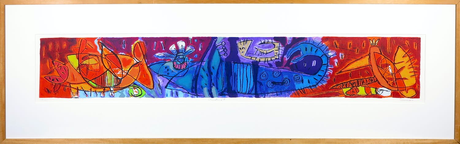 Mohammed Quraish - Zeefdruk, Creature III - Ingelijst (Groot) kopen? Bied vanaf 50!