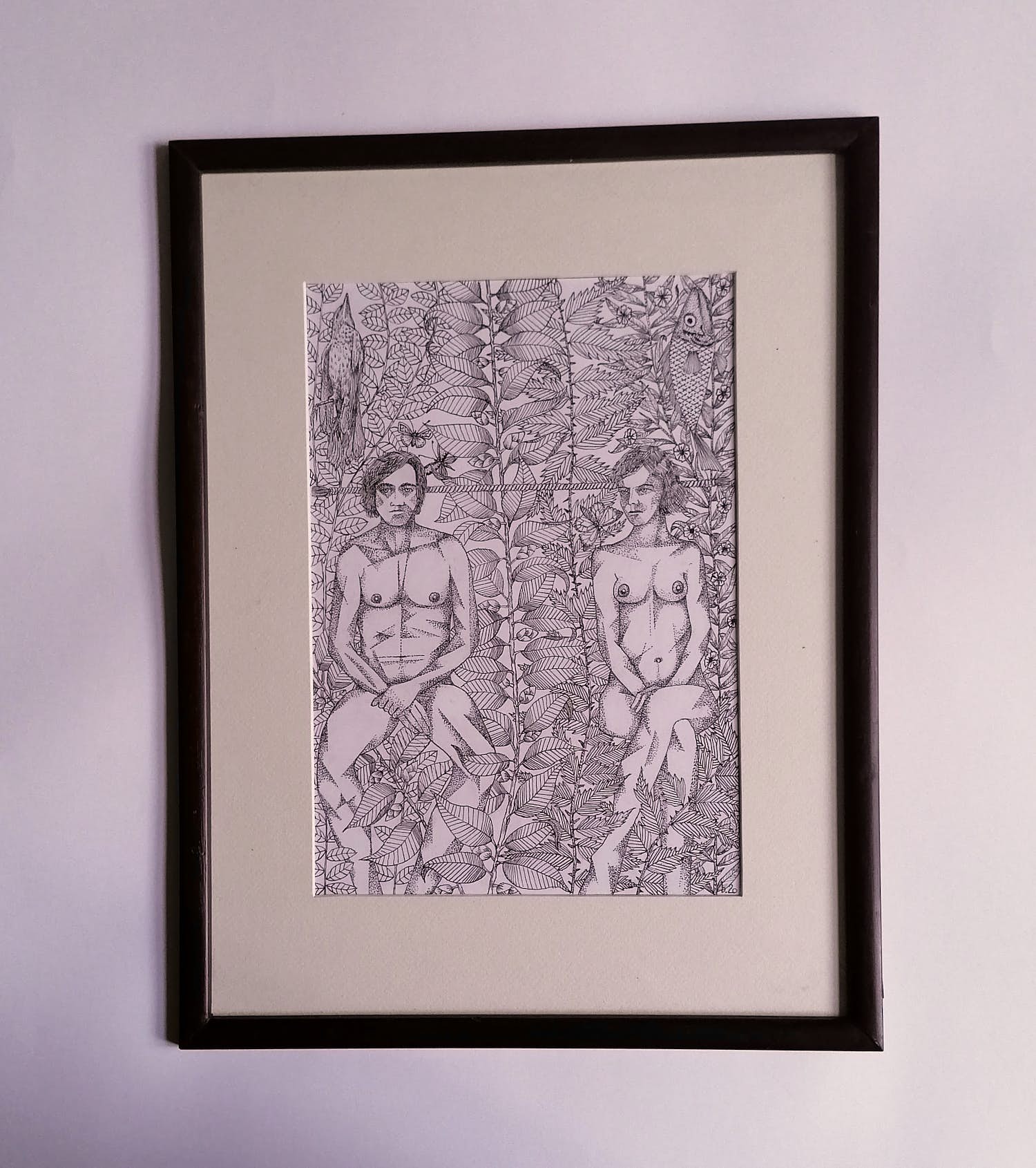 Bart ter Haar - "Paradijs XXIV . " 24 - IV - 2020 verkocht voor € 25!