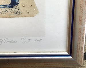 Leentje Linders - 2 etsen “De tijd vliegt” gesigneerd, oplage34/70 kopen? Bied vanaf 80!