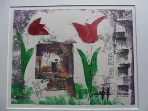 Lia van Leeuwen - Kleurenets | 'Take Care 1' | 2007 kopen? Bied vanaf 35!