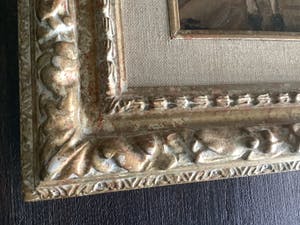 Kees Roovers - Figuren bekijken een schilderij tentoonstelling. kopen? Bied vanaf 150!