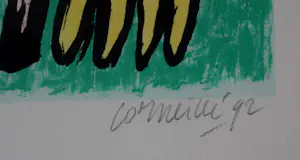 Corneille - Ingelijste zeefdruk: Trois images d'un été - 1992 kopen? Bied vanaf 249!