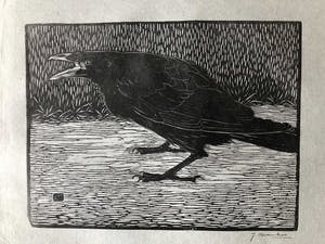 Jan Mankes - Houtsnede Zwarte Kraai - Gesigneerd - 1918 kopen? Bied vanaf 465!