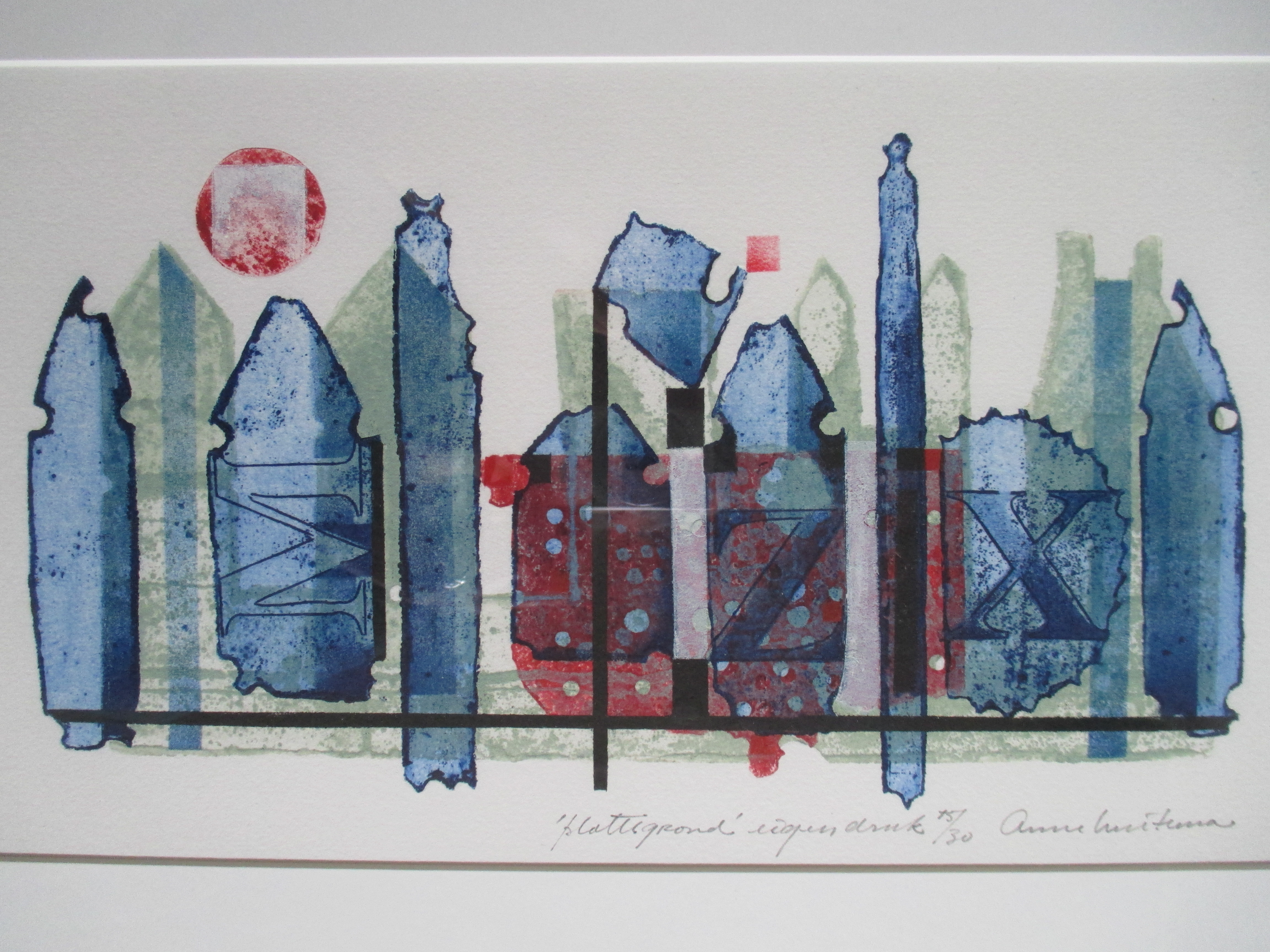 Anne Huitema - Kleurenets "Plattegrond" kopen? Bied vanaf 40!