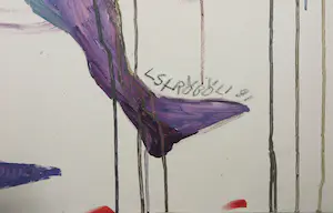 Lily Stroubouli - Olieverf op doek, Big head (Groot) kopen? Bied vanaf 100!