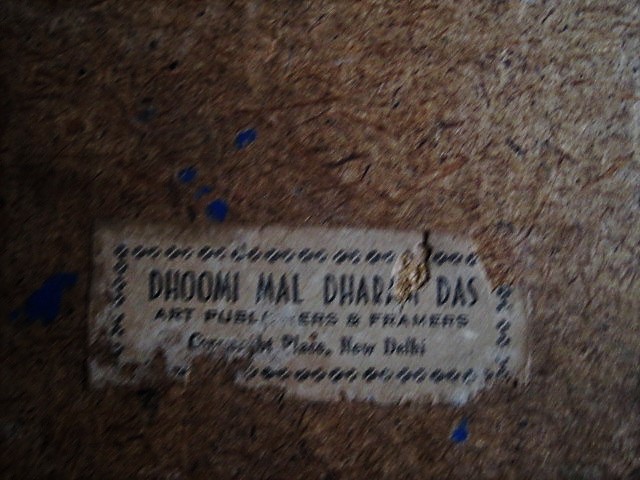 Niet of onleesbaar gesigneerd - Interessant India New Delhi 1940 Kubisme "Zittende vrouw" gesigneerd  kopen? Bied vanaf 1!