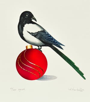 Niet of onleesbaar gesigneerd - Den Magpie , Den Merel & Den Fiskmås kopen? Bied vanaf 1!