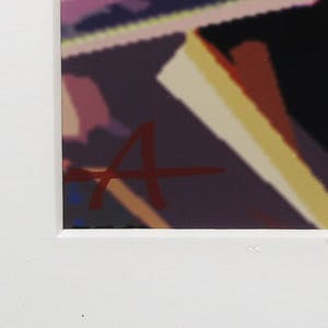 Alfred Degens - Zeefdruk, Autobahn - Ingelijst kopen? Bied vanaf 35!